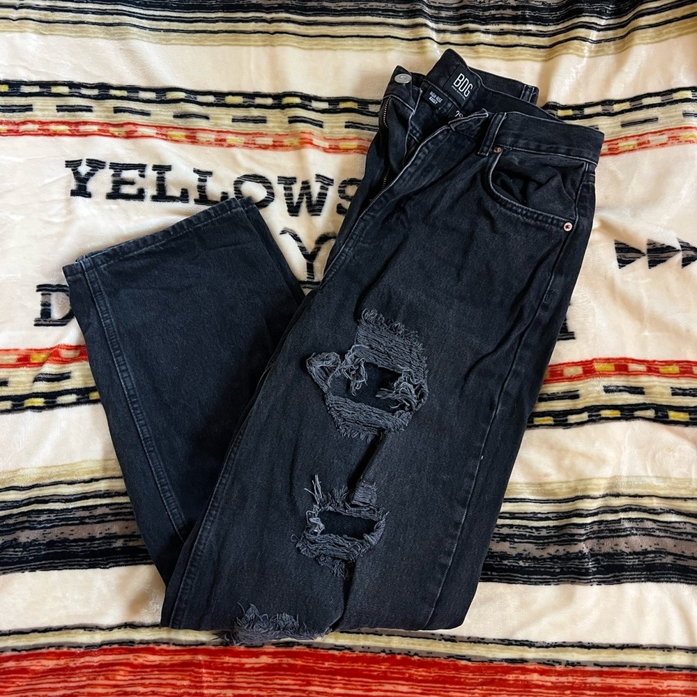 BDG Urban Outfitters Black Ripped Jeans